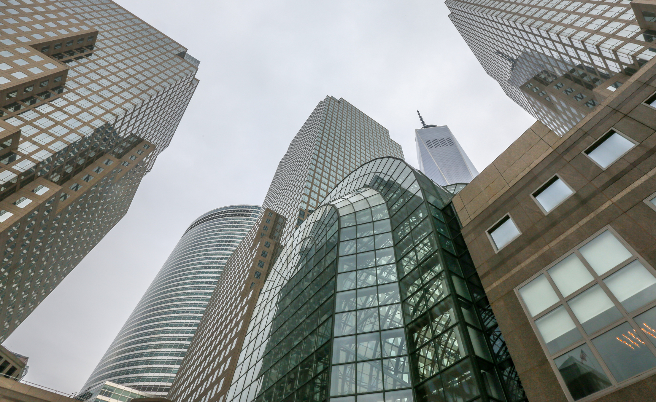 Office Buildings in lower Manhattan.