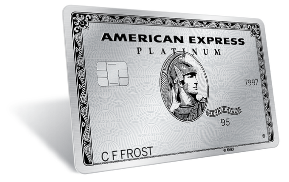 Amex Platinum charge card.