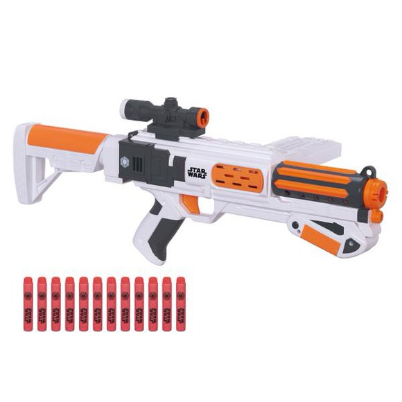 A Nerf toy gun.