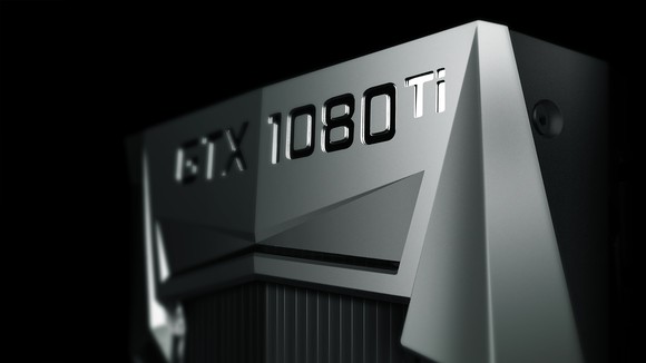 NVIDIA GTX 1080 Ti gaming graphics processing unit for high performance PC gaming.