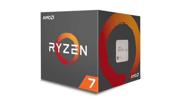 A box containing a Ryzen 7 processor.