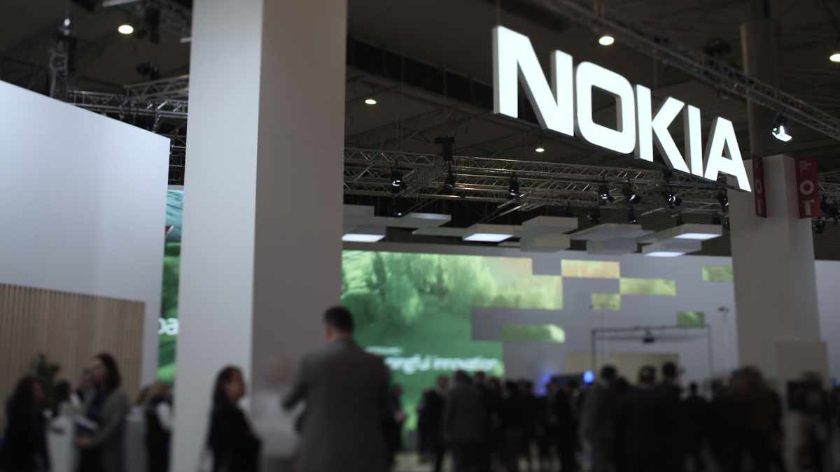 Nokia's area at the Mobile World Congress 2017.