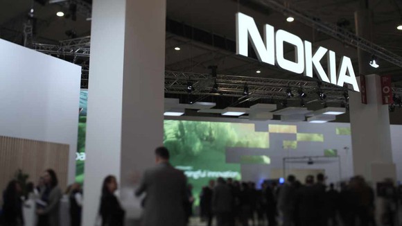 Nokia's area at the Mobile World Congress 2017.