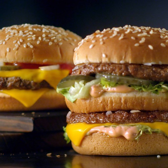 The iconic Big Mac burger. The iconic Big Mac burger.