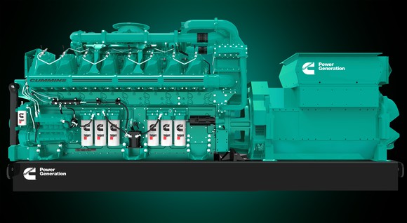 Cummins large generator equipment.
