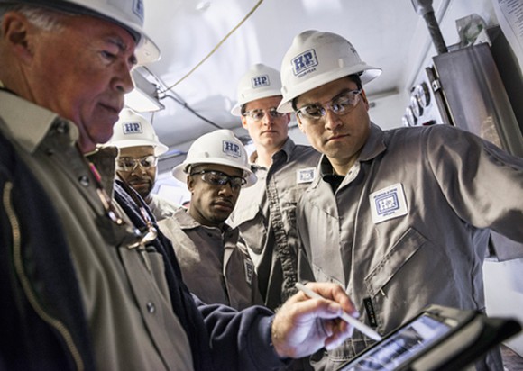 Helmerich and Payne employees.