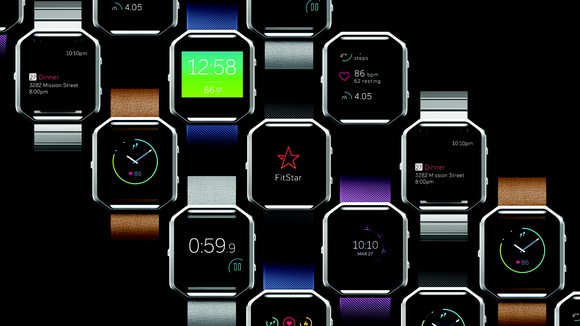 The Fitbit Blaze.