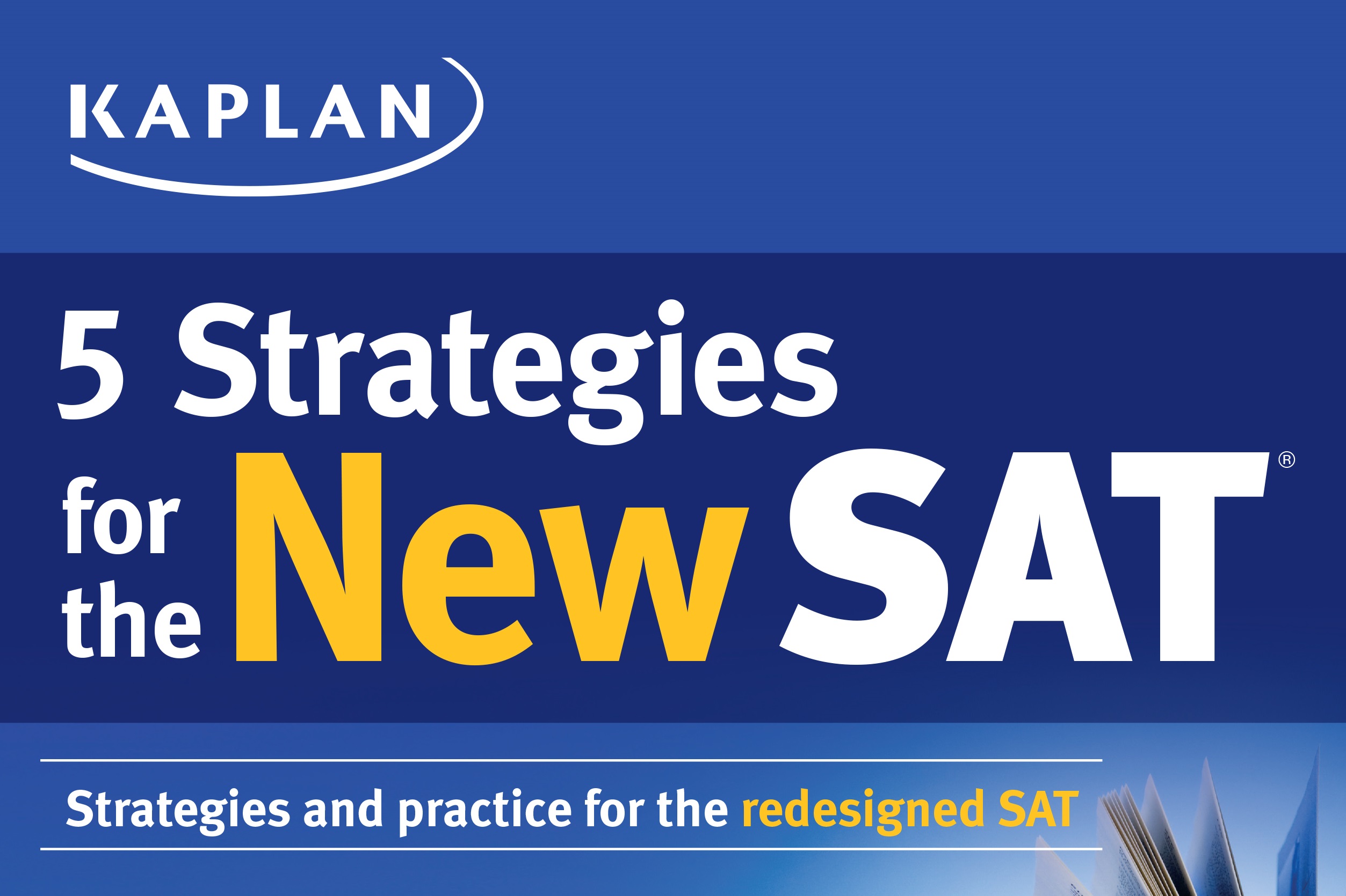 Kaplan test prep book cover.