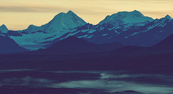Mountains in Alaska.