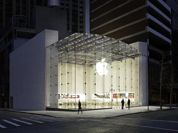 The Apple Store in the Upper West Side, New York City.