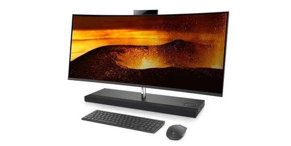 HP's curved all-in-one Envy.