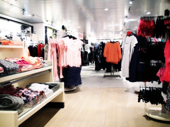 Clothing department store.