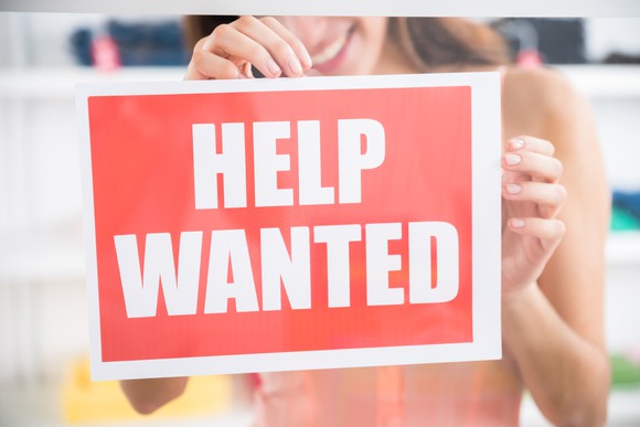 Help wanted sign