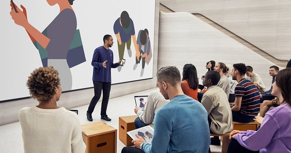 Today at Apple workshop in session.