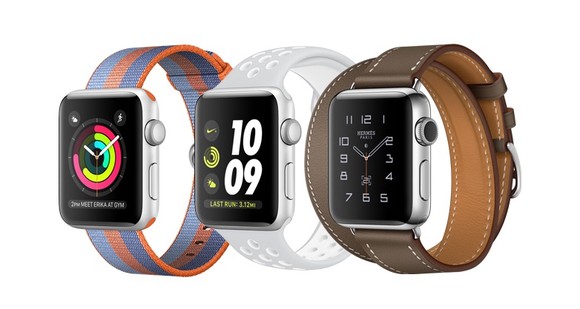 3 Apple Watches.