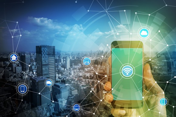Image depicting wireless technology
