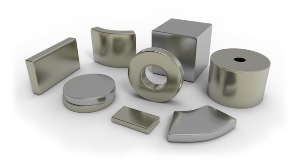 Neodymium magnets.