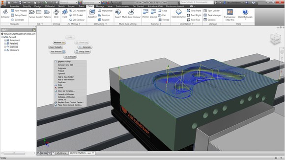 Integrated CAD/CAM features in Autodesk's software