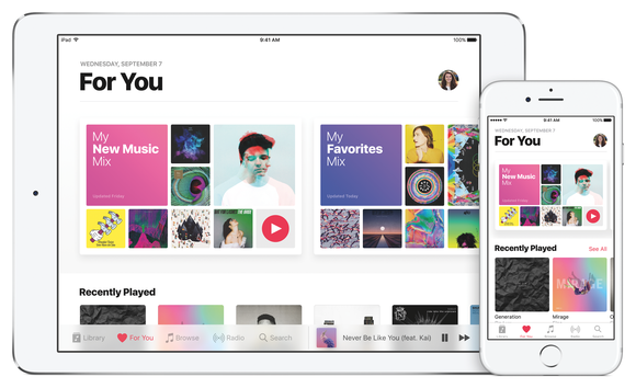 Apple Music on iPhone and iPad