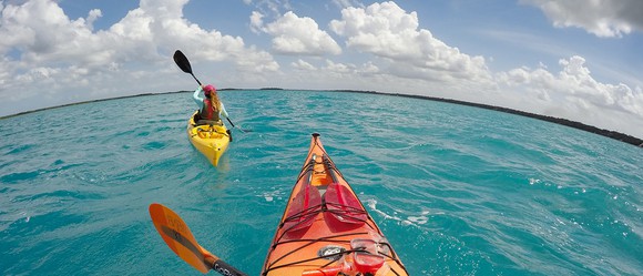 A GoPro shot from a kayak.