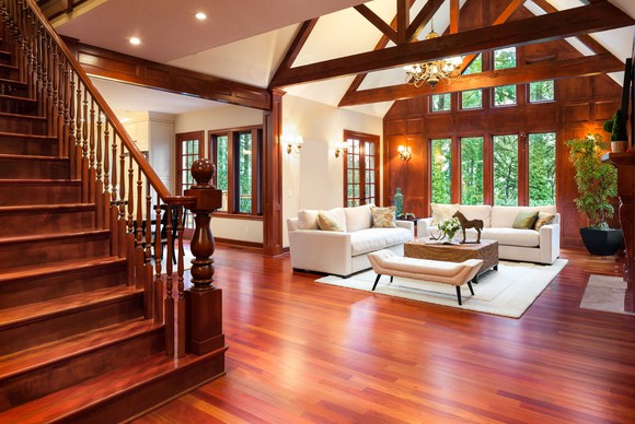 A luxury home interior
