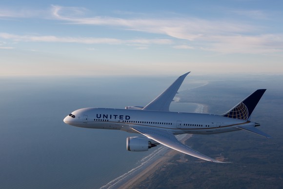 A United Airlines plane