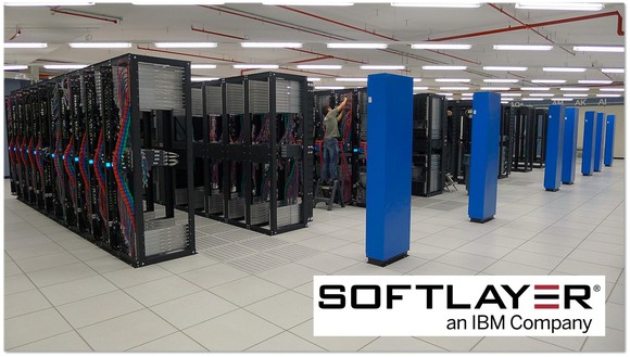 An IBM SoftLayer data center.