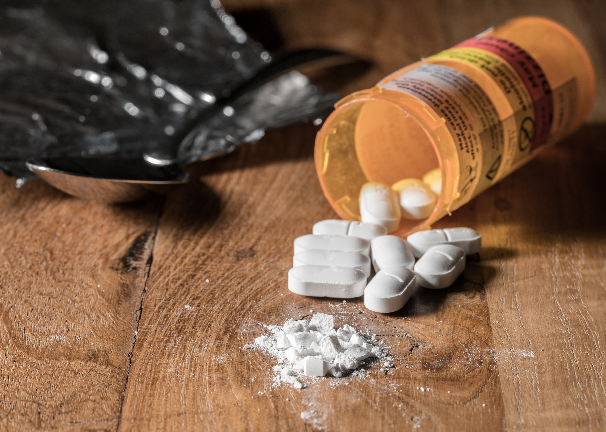 Oxycodone opioid tablets
