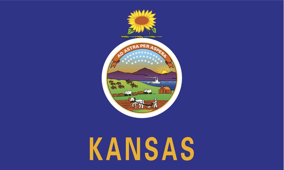 Kansas state flag.