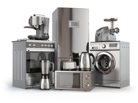 Stainless steel home appliances