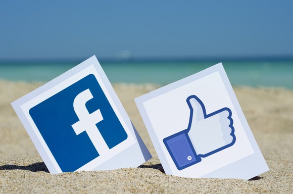 Facebook icons.