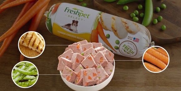 A collection of Freshpet products