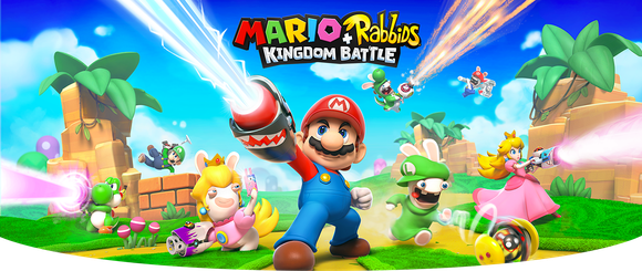 Mario and Rabbids characters in "Mario+Rabbids: Kingdom Battle."