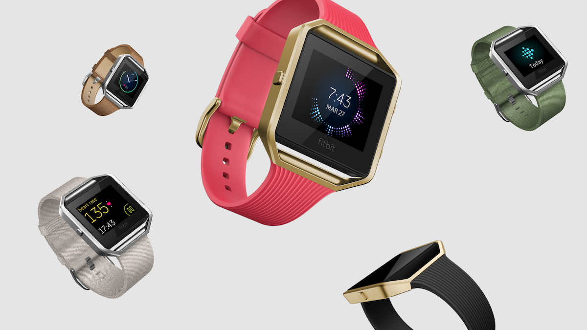Different styles of Fitbit's Blaze.