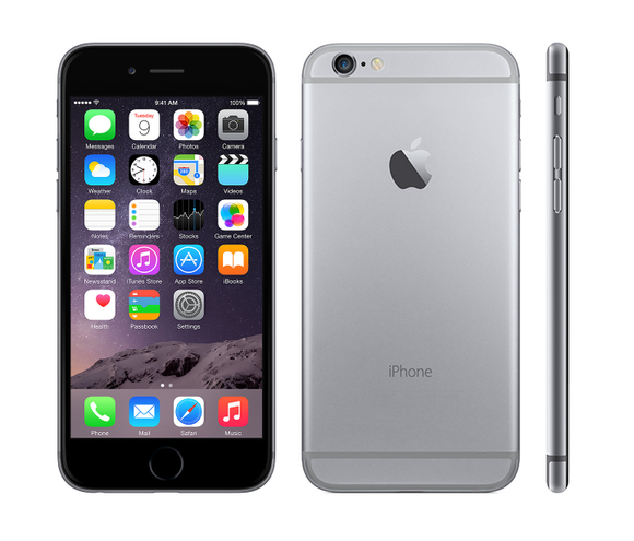 iPhone 6 front, back, and profile
