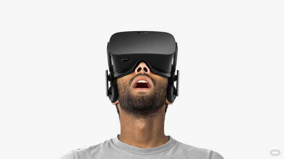 Person using Oculus Rift