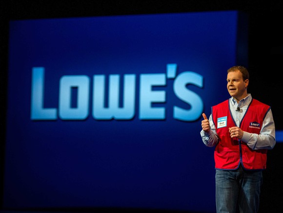 Lowe's employee speaking