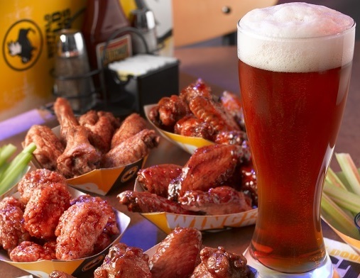 Wings and beer from Buffalo Wild Wings
