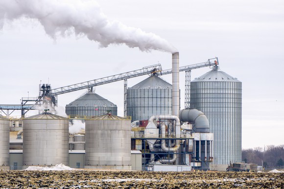 An ethanol facility.