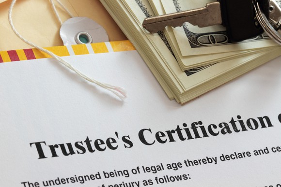 Trustee document with assets.