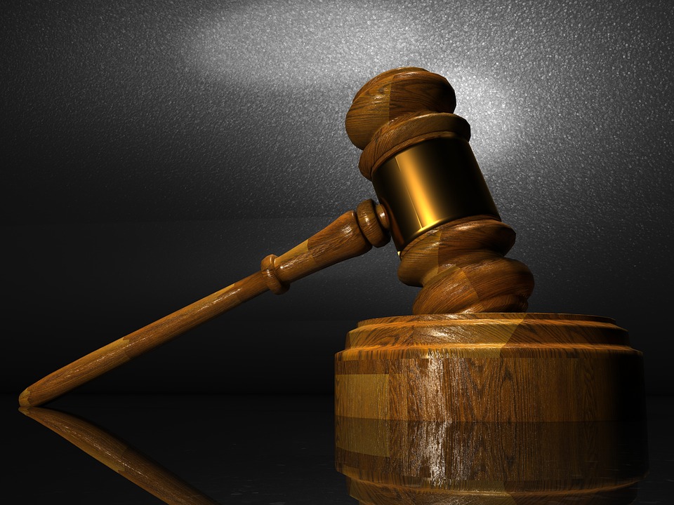 A resting gavel