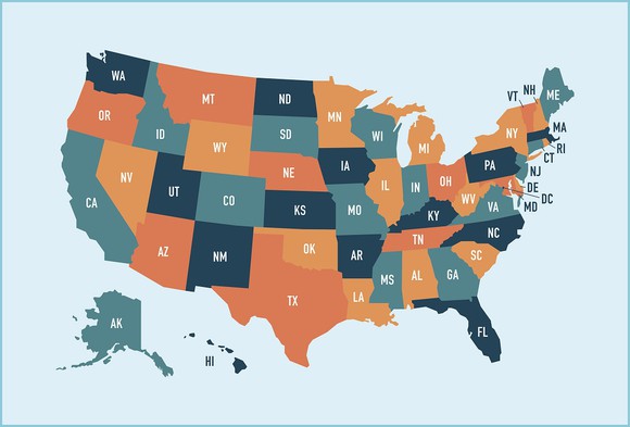 Map of the United States