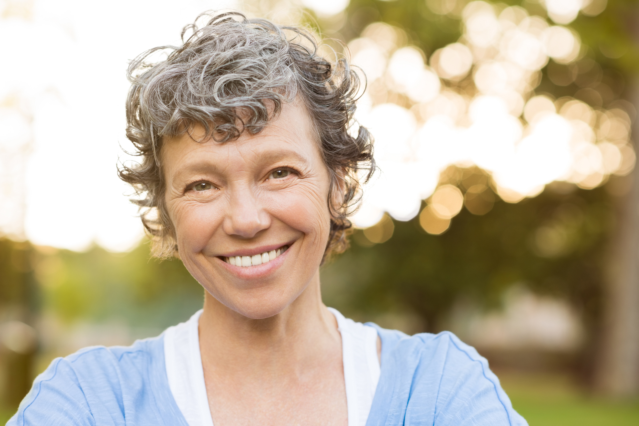 smiling senior woman