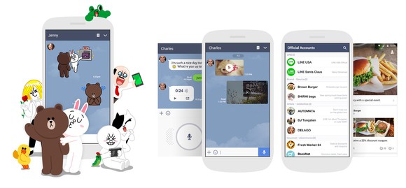 Line's mobile app.