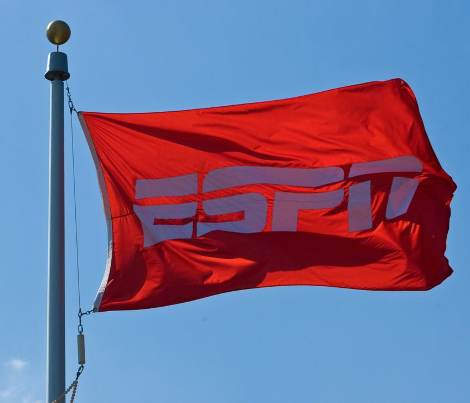 Red flag displaying ESPN logo