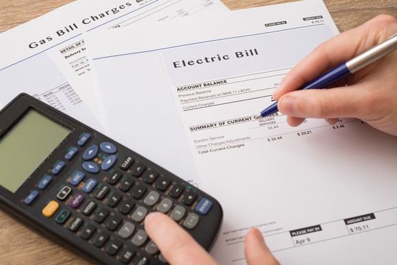Electric and gas bills