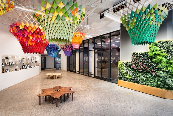A scene at Etsy's headquarters