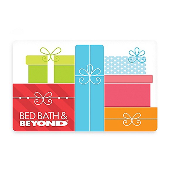 A Bed, Bath & Beyond gift card