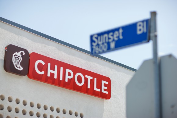 A Chipotle restaurant in Los Angeles