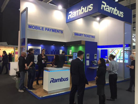 Rambus conference hall booth.